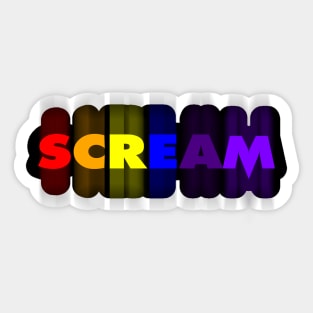 Scream Pride Sticker